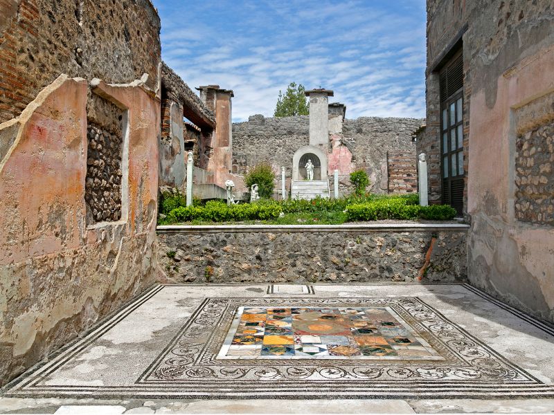reconstruction of Pompeii