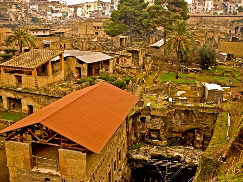 Hercules Frescoes in Herculaneum